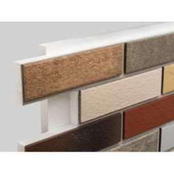 Клинкерная термопанель «ВСЕ ЦВЕТА КИРПИЧИКОВ»